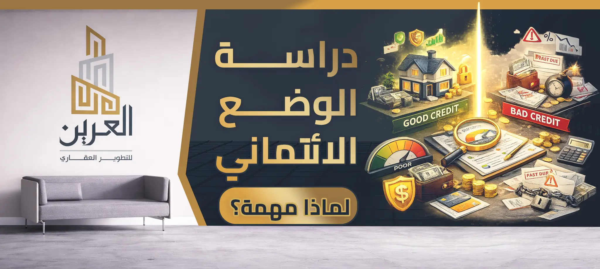 دراسة الوضع الائتماني: لماذا تُعد الخطوة الأهم قبل التمويل والاستثمار العقاري؟
